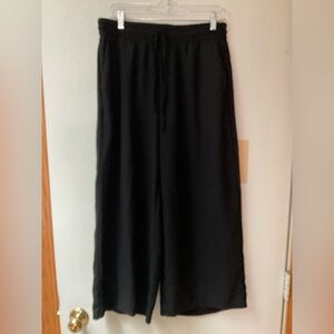 Black Wide-Leg Pants